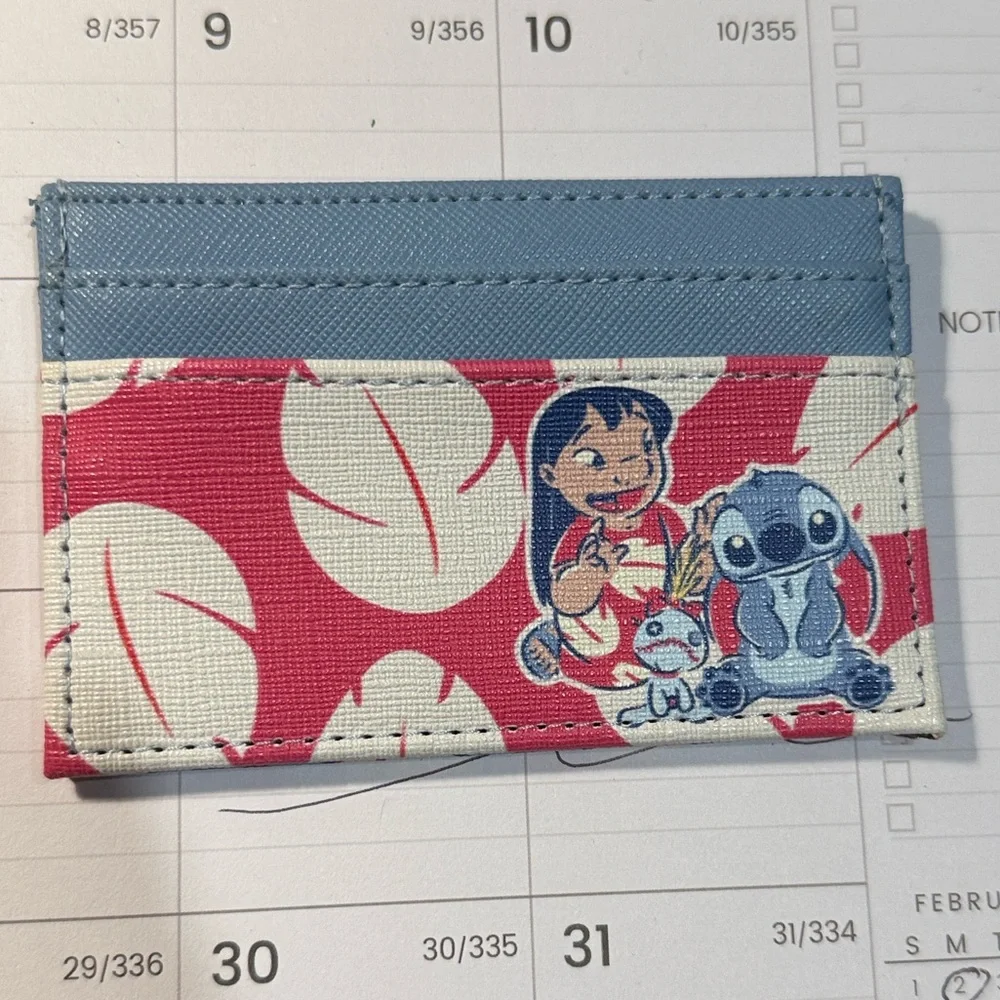 Colorful Kids DISNEY STITCH  Backpack,  Wallet, 2 keychains Set Brand NEW